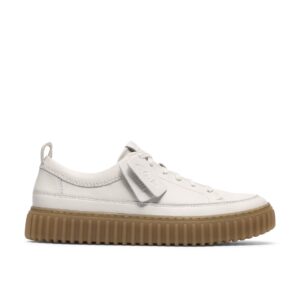 Clarks Torhill Lace (White Leather)