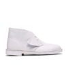 Clarks Desert Boot (White/White)