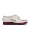 Clarks Wallabee (White Leather)