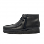 Clarks Wallabee Boot (black leather)