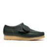 Clarks Wallabee RB (Dark Green Leather)