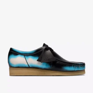 Clarks Wallabee (Black Brush)