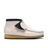 Clarks Wallabee Boot RB (White Leather)