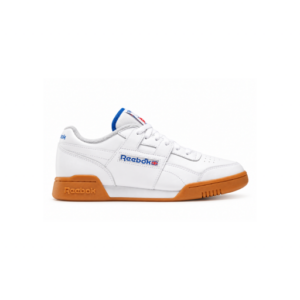 Reebok Workout Plus ( White/Blue/Gum)