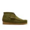 Clarks Wallabee Boot (Green Suede)