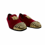 Rennies Dress Shoe (24) (Red/Gold)