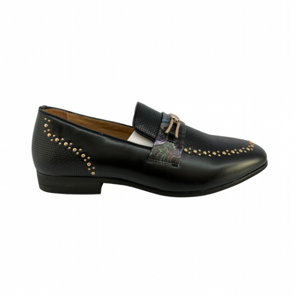 Rennies Dress Shoe (30) (Black/Gold)