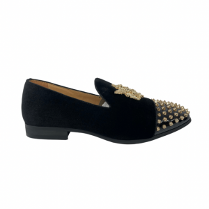 Rennies Dress Shoe (14) (Black/Gold)