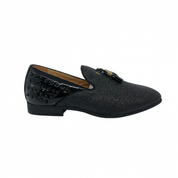Rennies Dress Shoe (12) (Black/Shiny)