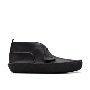 Clarks Desert Rain (Black Leather)