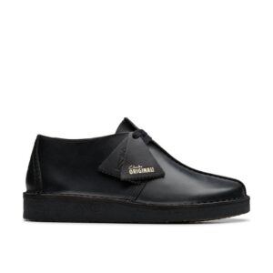 Ladies Clarks Desert Trek (Black Leather)