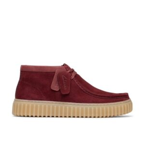 Clarks Torhill Hi (Wine Suede)