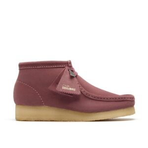 Womens Clarks Wallabee Boot (Rose Brown Suede)