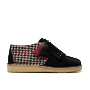 Womens Clarks Desert Trek (Black TweedCombi)